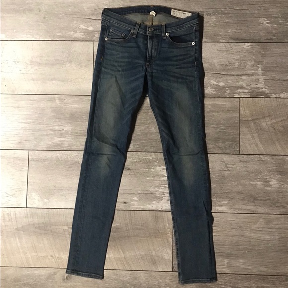 RAG & BONE Blue Skinny Jeans - Picture 1 of 7